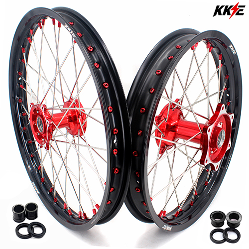 KKE 21/18 Enduro Casting Wheels Set Fit HONDA CRF2